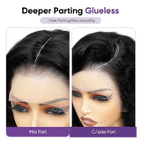 CLong 13x4 Body Wave Lace Front Wigs Human Hair for Women 180% Density HD Lace Front Wigs Human Hair Pre Plucked with Baby Hair Natural Hairline Brazilian Virgin Glueless Human Hair Wigs